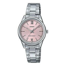 Часы Casio Quartz Waterproof SilverPink Analog, розовый ltp-v005d-4b2 | silverpink