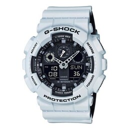 Часы Casio G-Shock Analog-Digital 'White', белый ga-100l-7a | white