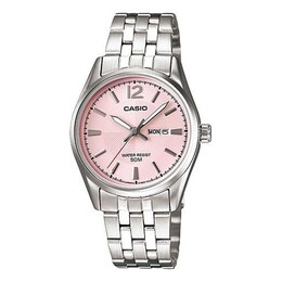 Часы Casio Female DRESS Japan / South Korea Fashion Waterproof Pink Analog, розовый ltp-1335d-5av | pink