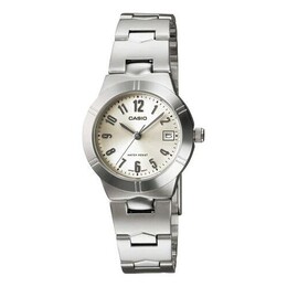 Часы Casio Quartz Waterproof White Analog, белый ltp-1241d-7a2 | white