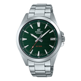Часы Men's Casio Minimalistic Business Watch 100m waterproof Mens Silver Analog, цвет silver efv-140d-3av | silver