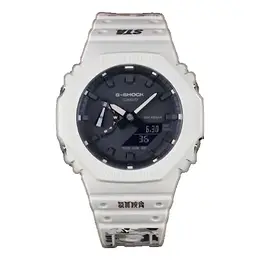 Часы g-shock digital-analog 'off-white' Casio, мультиколор ga-2100-5aprx | off/white/black