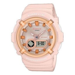 Часы baby-g digital-analog 'pale orange' Casio, оранжевый bga-280sw-4a | pale orange/orange