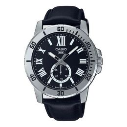 Часы analog 'black' Casio, черный mtp-vd200l-1budf | black/silver