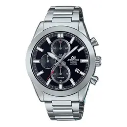 Часы digital-analog 'silver black' Casio, серебряный efb710d1a | silver/black/white