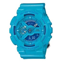 Часы Casio G-Shock Analog-Digital 'Light Blue', синий gma-s110cc-2 | blue