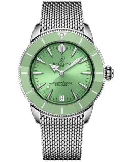 Breitling Superocean Heritage Automatic 36 Green Dial Stainless Steel Watch Model A10390361L1A1