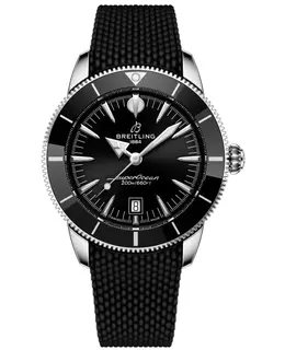 Breitling Superocean Heritage B31 AB3112241B1S1 44mm Black Dial Rubber Strap Men's Automatic Luxury Watch