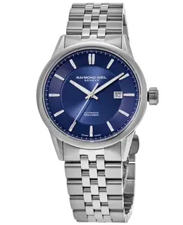 Brand New Authentic Raymond Weil Freelancer Automatic Blue Dial Stainless Steel Men's Watch - Model 2731ST50001
