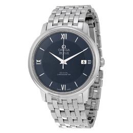 Omega De Ville Prestige Blue Dial Mens Watch 424.10.37.20.03.001