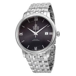 Omega De Ville Prestige Automatic Chronometer Black Dial Mens Watch 424.10.40.20.01.001