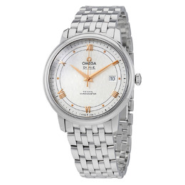 Omega De Ville Prestige Co-Axial Silver Dial Mens Watch 424.10.40.20.02.004