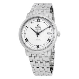 Omega De Ville Automatic Silvery White Dial Mens Watch 424.10.40.20.02.005