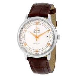 Omega De Ville Prestige Silver Dial Mens Watch 424.13.40.20.02.002