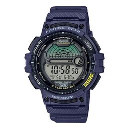 Часы Casio Sports Quartz Waterproof Mens Black Digital, черный ws-1200h-2a | black