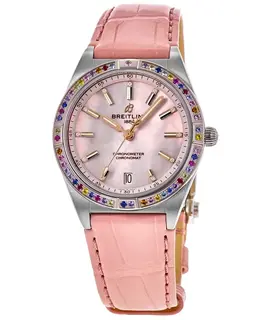 Breitling Chronomat Automatic 36 South Sea Pink Dial Women's Watch g10380bb1k1p1