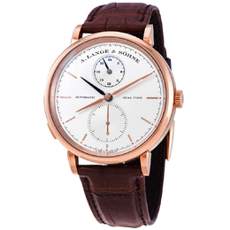 Luxusse Zweitaugen Chronometer Saxonia GMT Zwei-Tone Artikelnummer: ALANGE385032