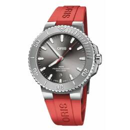 Oris Aquis Date Automatic Grey Dial Mens Watch 01 733 7789 4153-07
