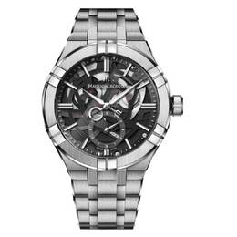 Maurice Lacroix Aikon Automatic Skeleton Dial Mens Watch ai6088-ss002-030-1