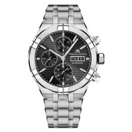 Maurice Lacroix Aikon Chronograph Automatic Black Dial Mens Watch ai6038-ss002-330-1