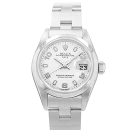 Pre-owned Rolex Oyster Perpetual 79160 WAO White Dial Ladies Automatic Chronometer