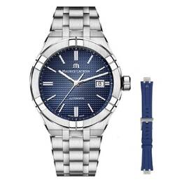 Maurice Lacroix Aikon Automatic Blue Dial Mens Watch - AI6008-SS00F-430-C