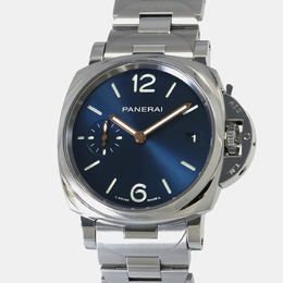 Panerai Luminor PAM01123 Automatic Blue Stainless Steel Men's Wristwatch 38 mm 1197617