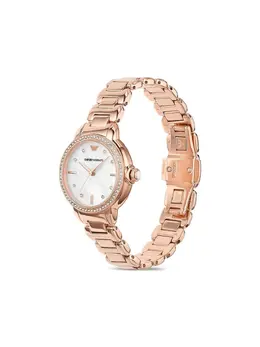 Наручные часы Steel Crystal Bracelet 32 мм Emporio Armani, белый 27756631 | белый