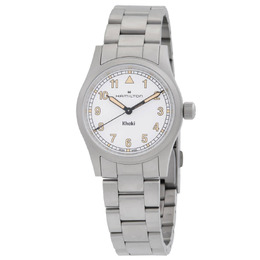 H69301110: Hamilton Khaki Field Quartz White Dial Ladies Watch