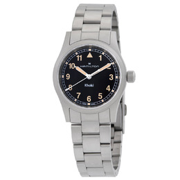 H69301131 Hamilton Khaki Field Quartz Black Dial Ladies Watch