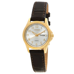 Citizen Quartz Champagne Dial Ladies Watch eq0612-07a