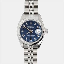 Rolex Datejust 79160 Automatic Blue Dial Stainless Steel Women's Watch