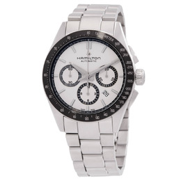 HAMILTON JAZZMASTER AUTOMATIC CHRONOGRAPH WHITE DIAL H36606110