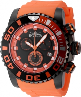 Invicta Sea Hunter Chronograph GMT Quartz Black Dial Mens Watch 48986