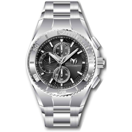 Technomarine Manta Chronograph GMT Quartz Black Dial Mens Watch TM-224021
