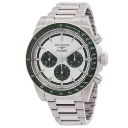 Longines Conquest Chronograph Automatic Silver Dial Watch L3.835.4.02.6