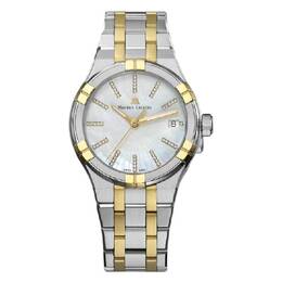 Maurice Lacroix Aikon Quartz White Mother of Pearl Dial Watch ai1106-pvy13-170-1