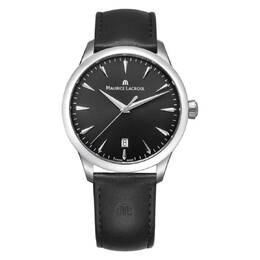 Maurice Lacroix 1975 Quartz Black Dial Watch 751007-ss001-330-2