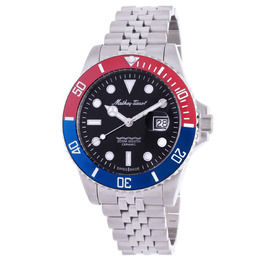 Mathey-Tissot Mathy Ceramic Quartz Black Dial Mens Watch H901CRAR