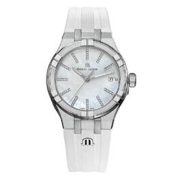 Maurice Lacroix Aikon Quartz White Mother of Pearl Dial Watch ai1106-ss000-170-7