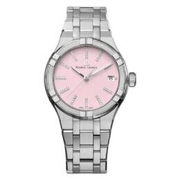Maurice Lacroix Aikon Quartz Pink Dial Watch Model AI1106-SS002