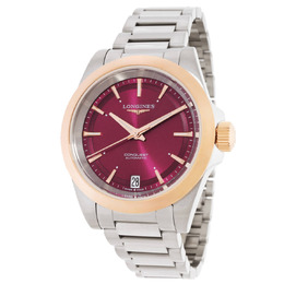 Longines Conquest Automatic Purple Sunray Dial Watch L3.430.5.98.6