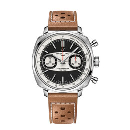 Breitling Top Time Chronograph Automatic Black Dial Mens Watch AB01771A1B1X1