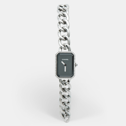 Chanel Black Stainless Steel Diamond Premiere H3252 Women's Wristwatch 15.80 mm 1200428