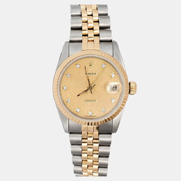 Rolex Datejust 68273 - Automatic Yellow Gold Women's Watch