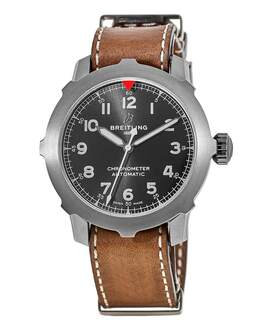 Brand New Authentic Breitling Aviator 8 Super 63 B20 Automatic Black Dial Leather Strap Watch ab2040101b1x1