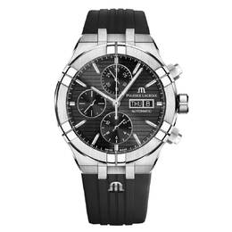 Maurice Lacroix Aikon Chronograph Automatic Black Dial Mens Watch ai6038-ss000-330-2