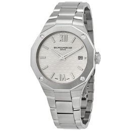 Baume & Mercier Riviera Quartz Silver Dial Ladies Watch - MOA10614