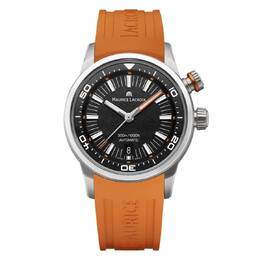 Maurice Lacroix Pontos S Diver Automatic Black Dial Watch pt6248-ss00l-330-j