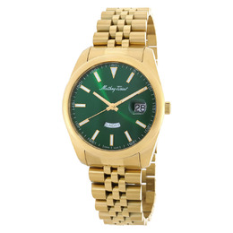 H510PV Mathey-Tissot Mathy Day-Date Quartz Green Dial Watch